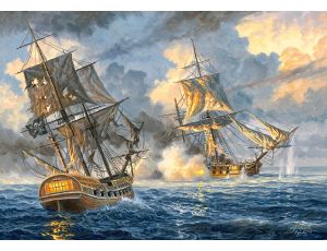 Puzzle Bitwa Morska Ostrzał Statku Castorland 500el - image 2